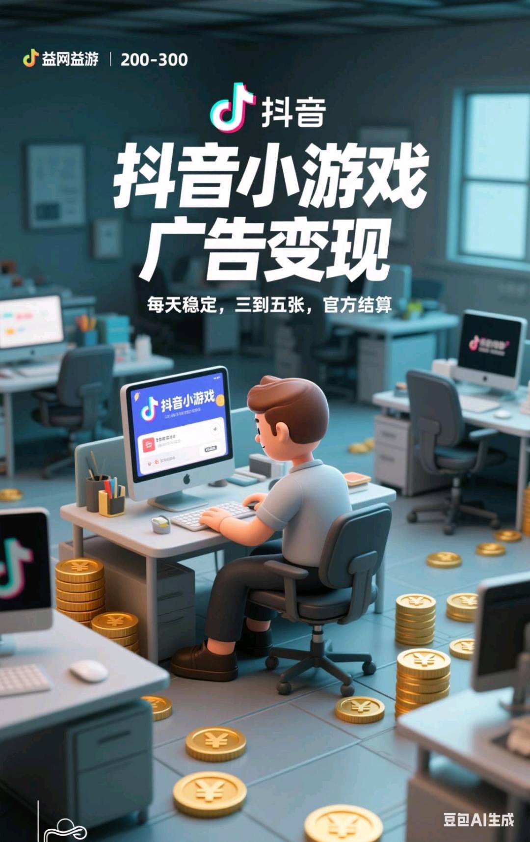 抖音小游戏广告变现