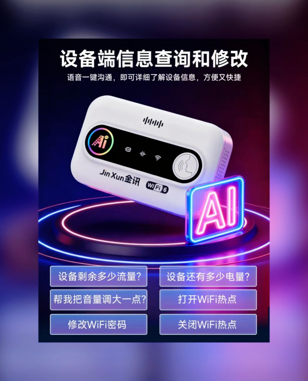 AI语音随身WIFI招募全国地区合伙人